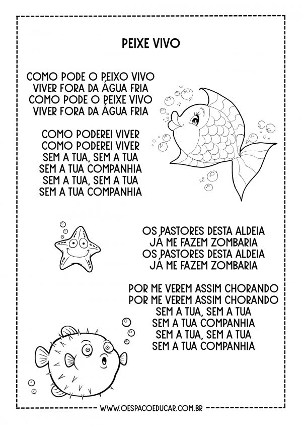 Meu Livro De Cantigas Blog Espa O Educar