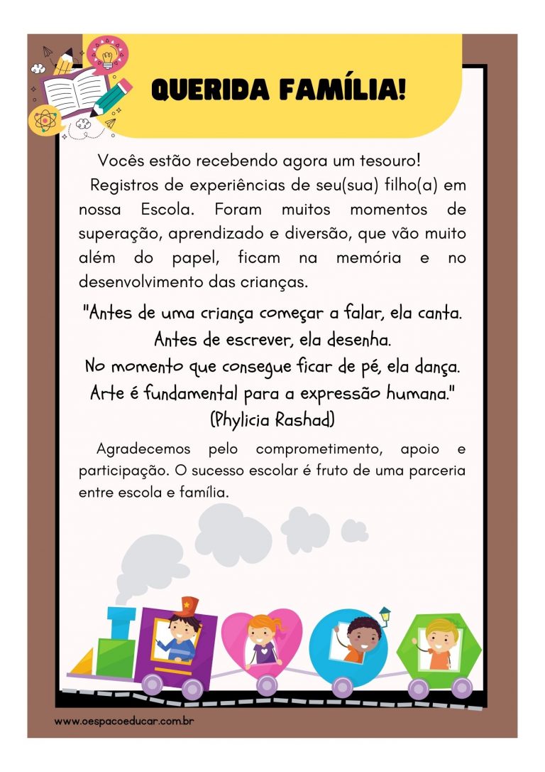 Educa O Infantil Mensagem Para Entrega De Atividades Do Aluno Blog