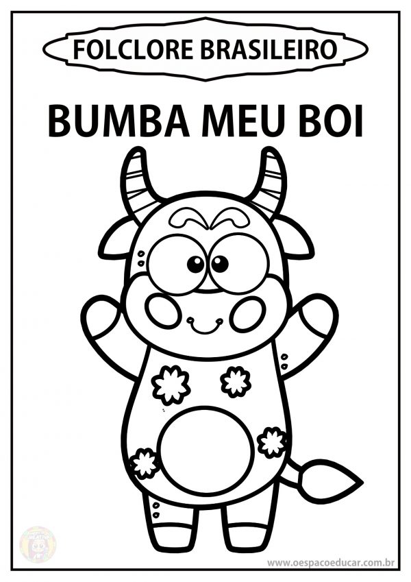 Para Colorir Personagens Do Folclore Brasileiro Blog Espa O Educar