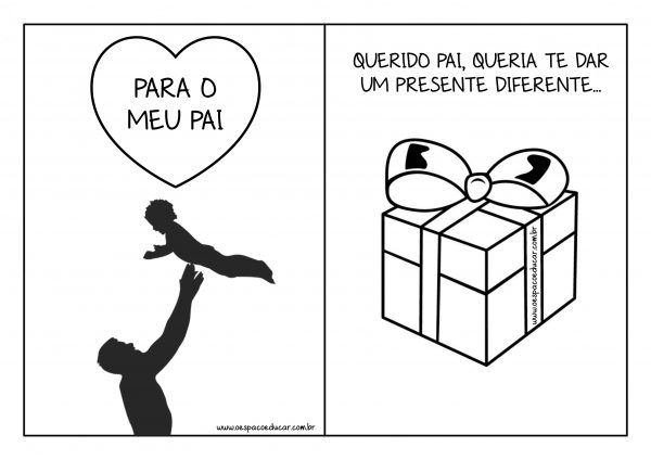 Dia dos pais: livrinho para presentear