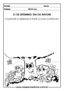 Educação Infantil: atividades para o Dia da Árvore (21/09)