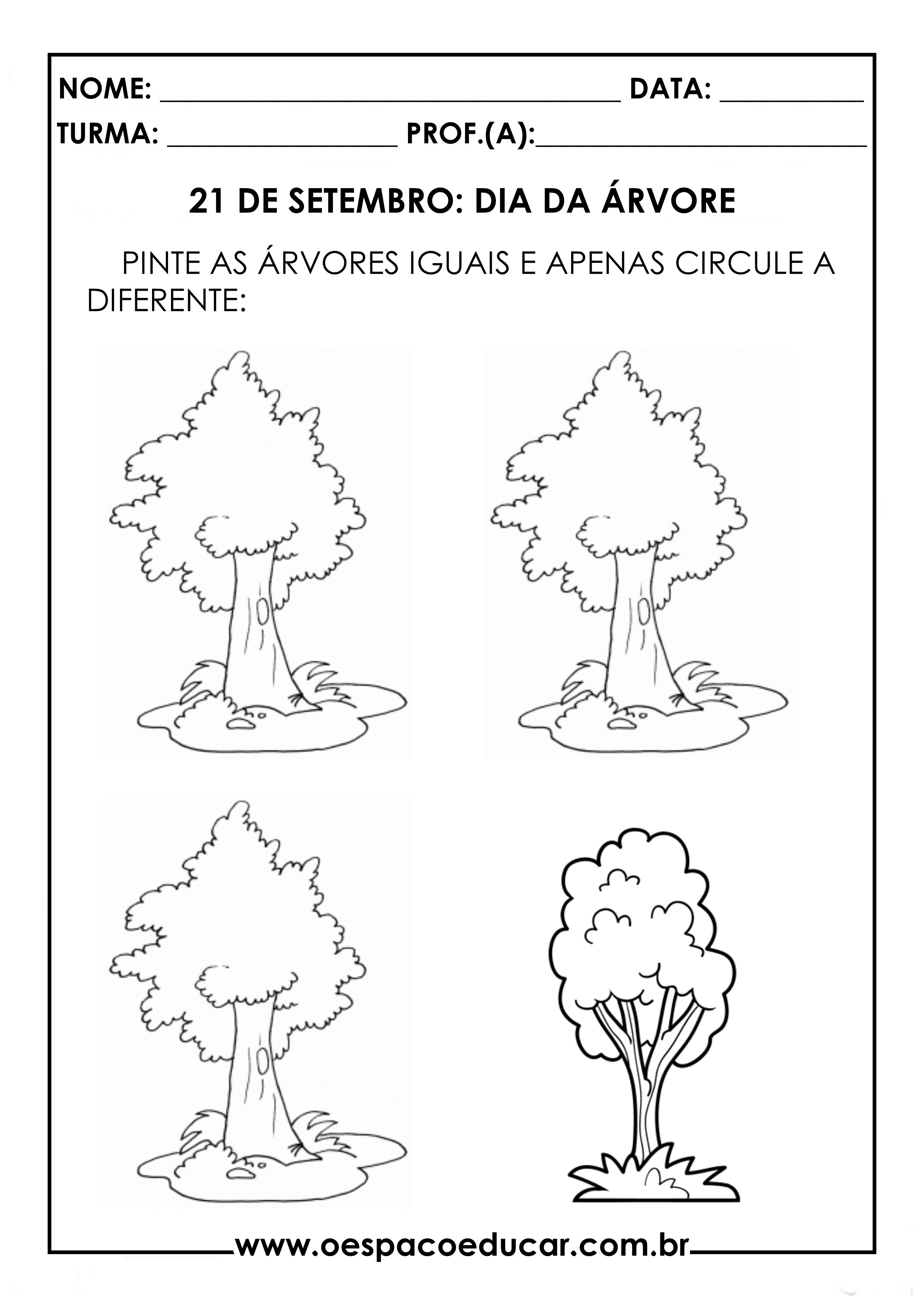 Educação Infantil: atividades para o Dia da Árvore (21/09) - Blog Espaço  Educar