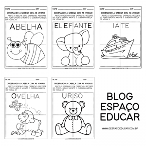Educação Infantil: quebra-cabeças para trabalhar todas as vogais!
