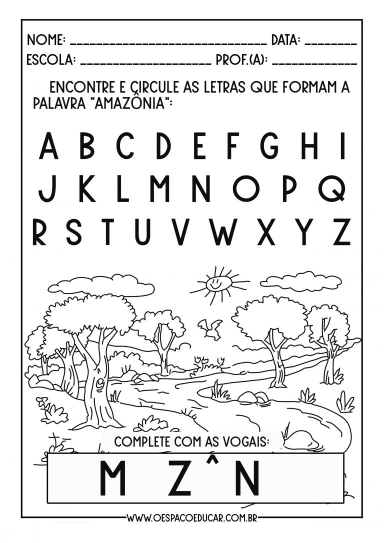 Dia Da Amazônia Atividades Para Trabalhar Essa Data Na Educação Infantil Blog Espaço Educar