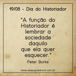 Dia do Historiador histórico!