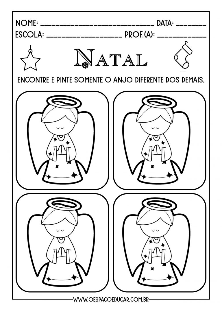 Educação Infantil atividades natalinas para download Blog Espaço Educar