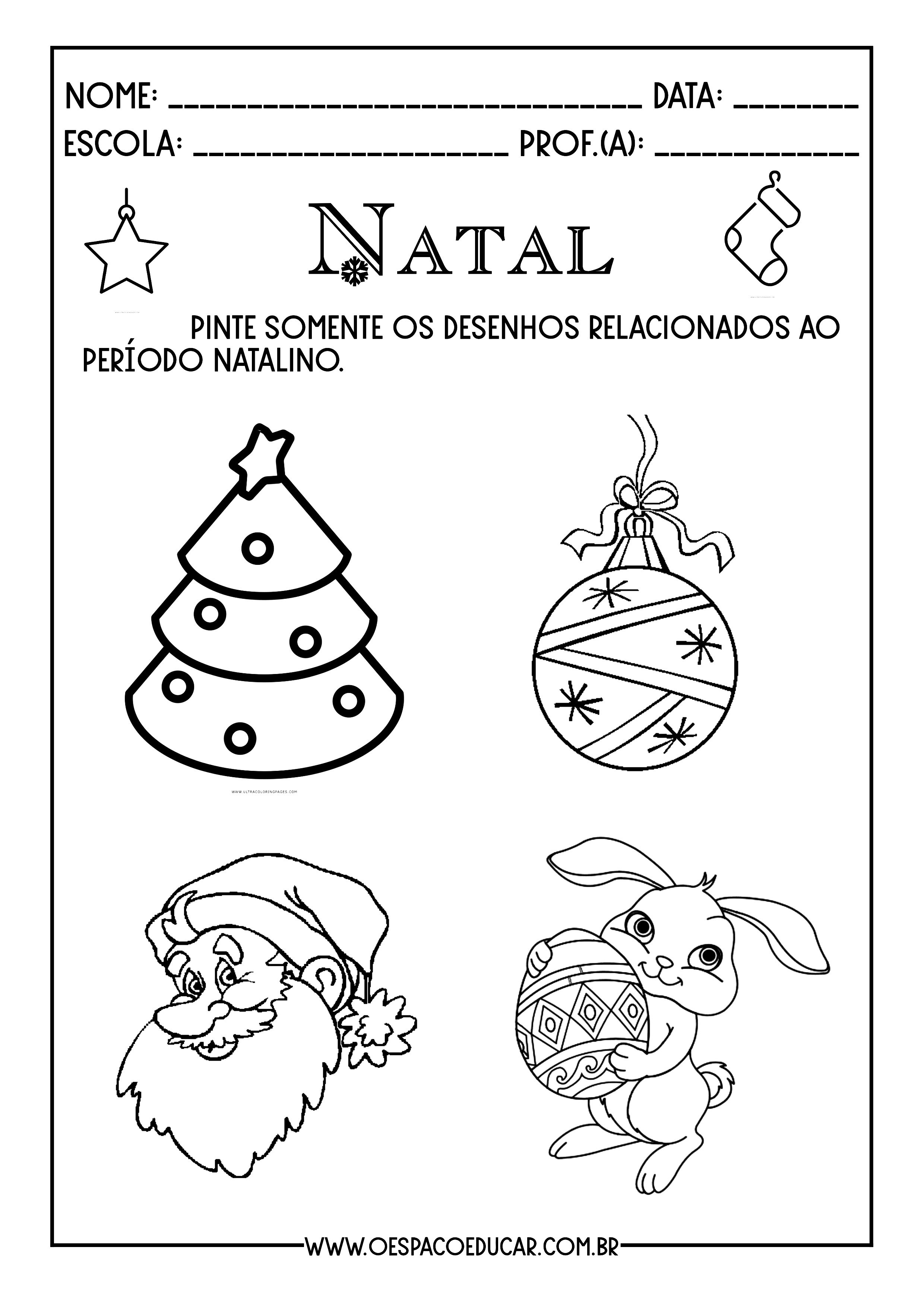 Educacao Infantil Atividades Natalinas Para Download Blog Espaco Educar