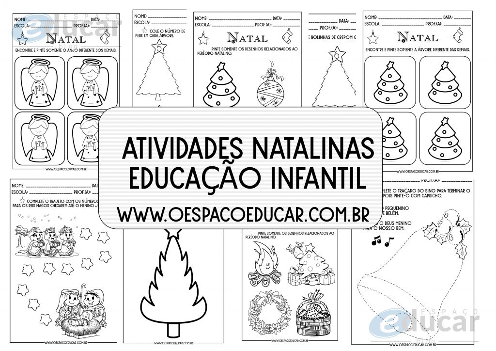 Educação Infantil: atividades natalinas para download! - Blog Espaço Educar