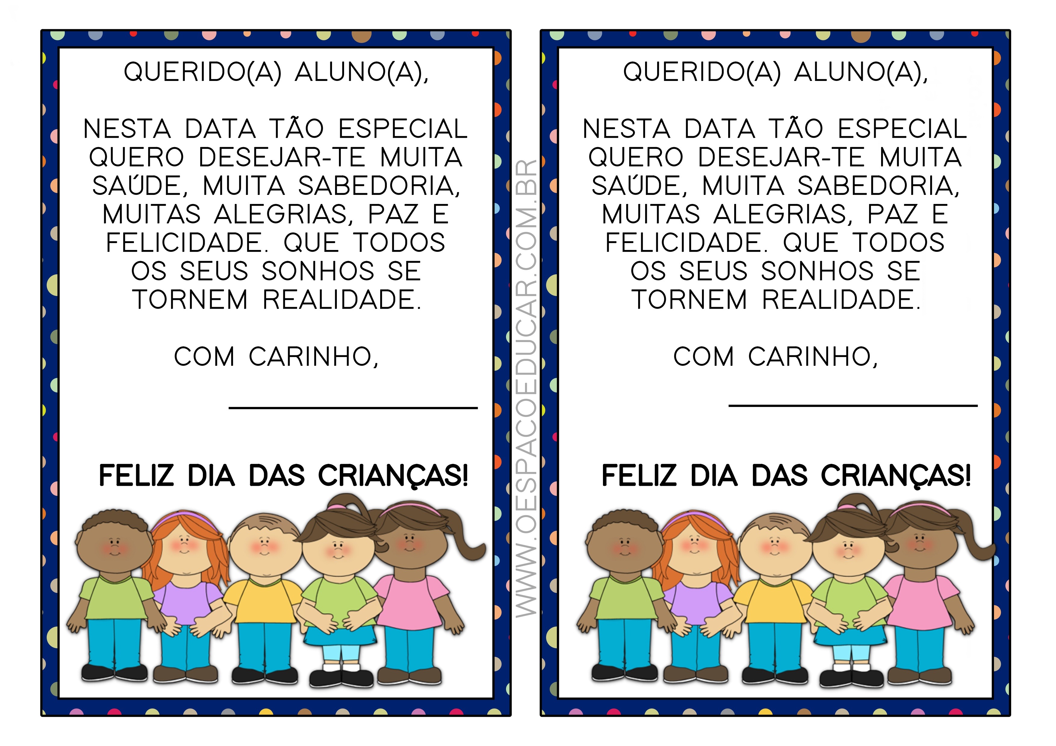 ATIVIDADES DO DIA DAS CRIANÇAS PARA IMPRIMIR-ESPAÇO EDUCAR