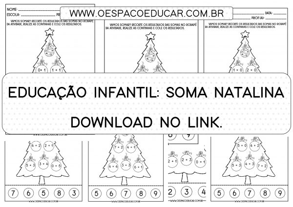 Educação Infantil: soma natalina