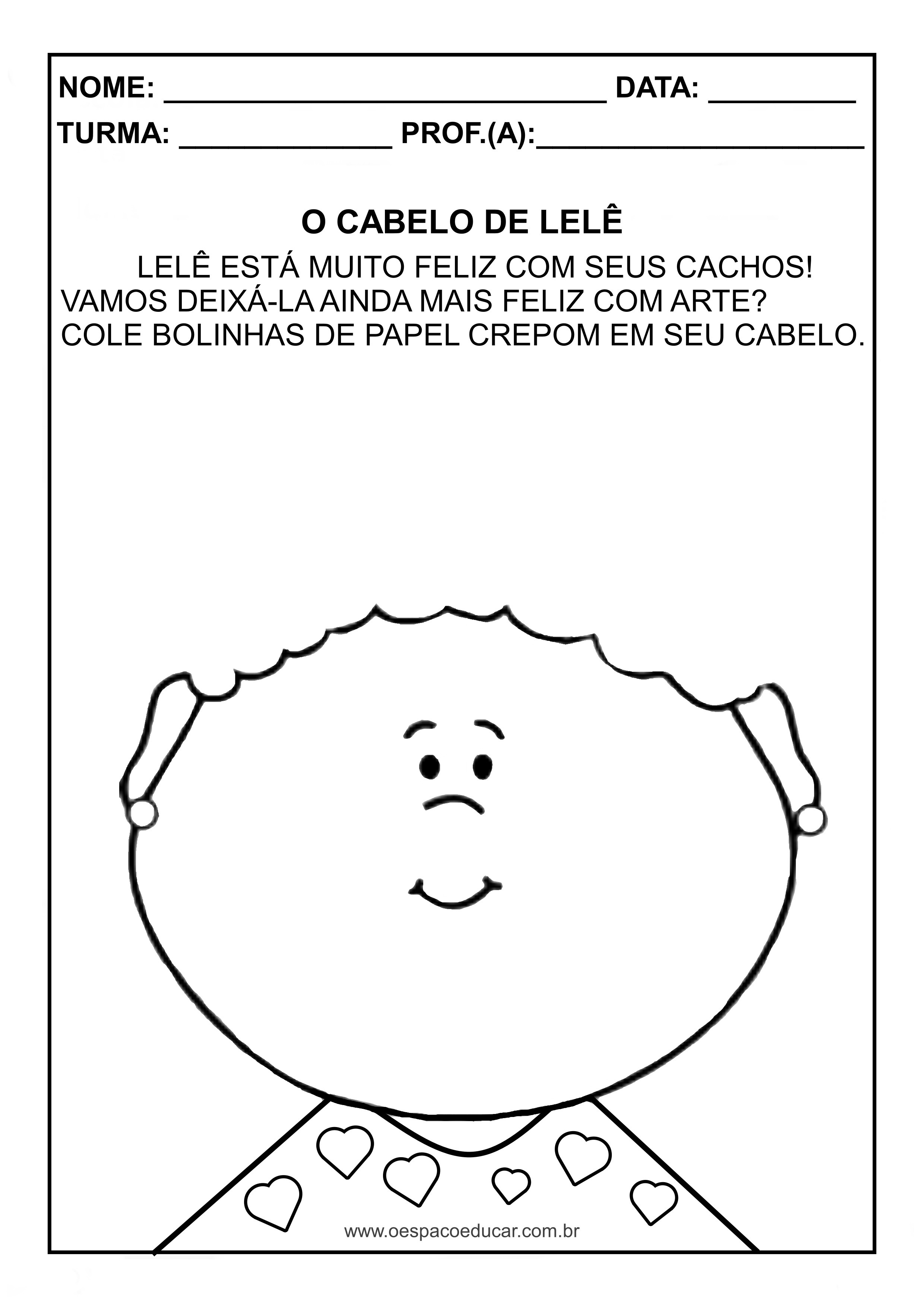 O CABELO DE LELÊ (Arte com temática consciência negra) 