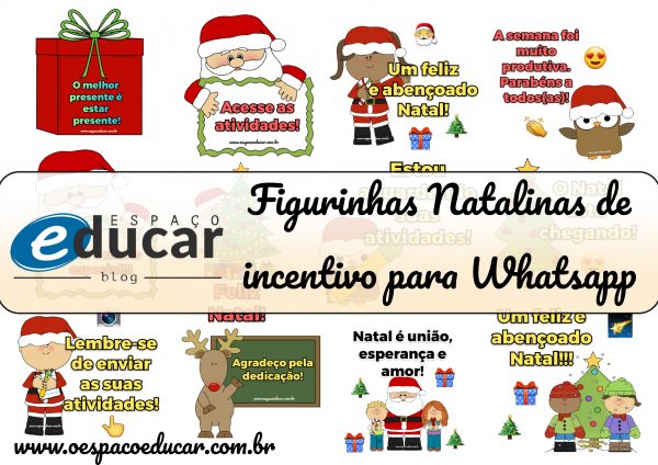 Figurinhas Natalinas de incentivo para Whatsapp!