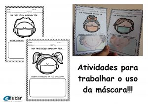 Educação Infantil: atividades que abordam o uso da máscara!