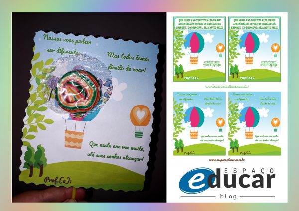 Volta às aulas: Lembrancinha com pirulito para imprimir!