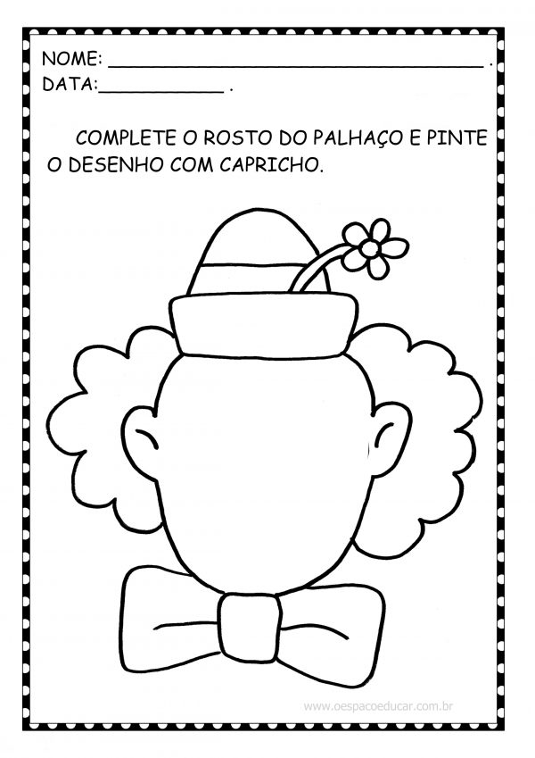 Educação Infantil: atividades com palhaços para o dia do circo