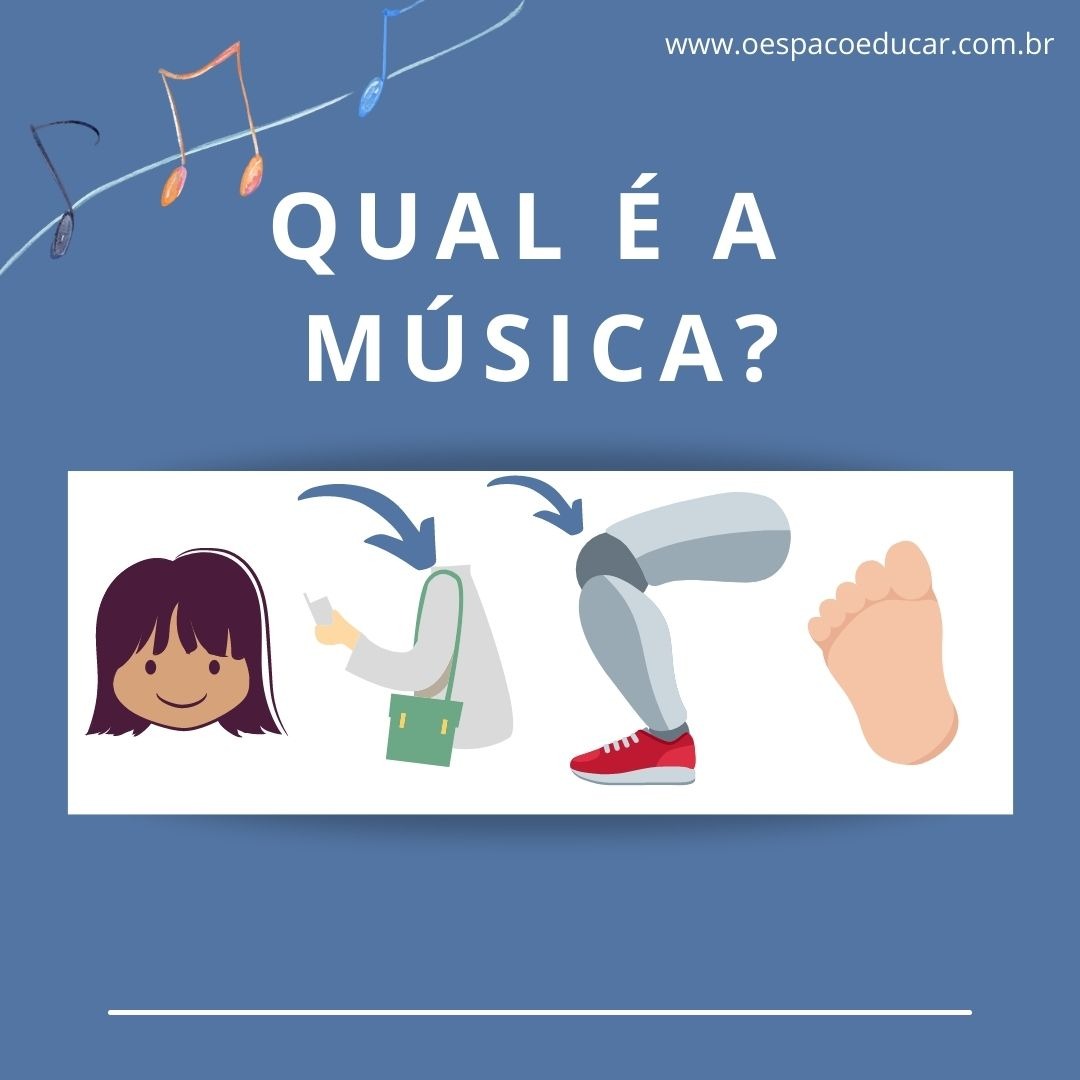 Fichas para brincadeira Qual é a música? - Blog Espaço Educar