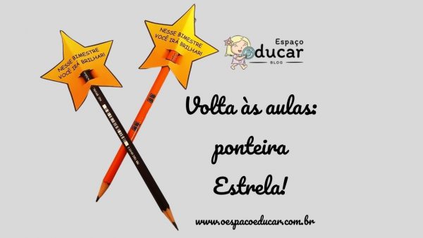 Volta às aulas: ponteiras de incentivo!