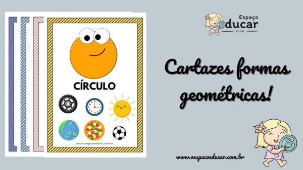 Cartazes das formas geométricas!