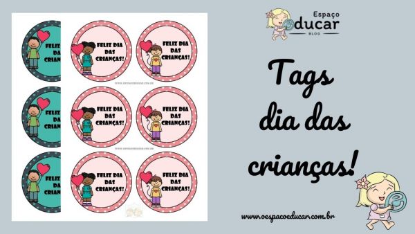 Dia das crianças: tags para lembrancinhas!