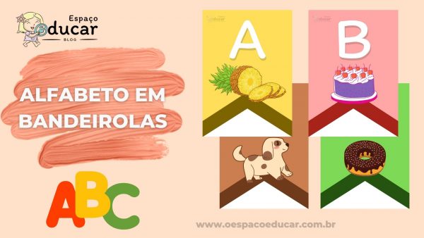 Alfabeto em bandeirolas!