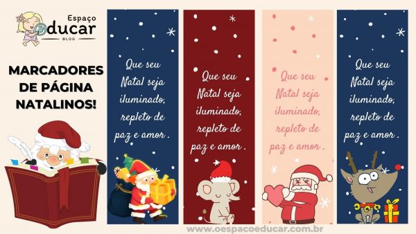 Marcadores de página natalinos!