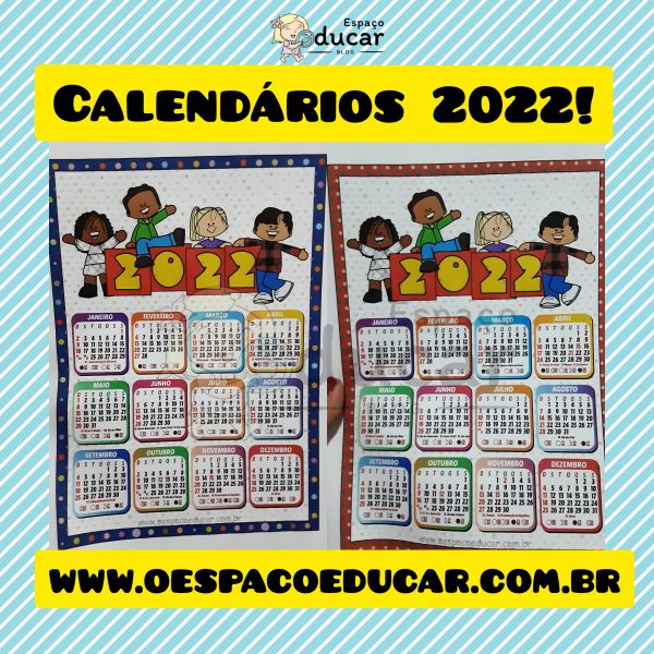 Calendários 2022!