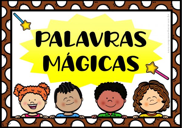 Palavras mágicas para imprimir!