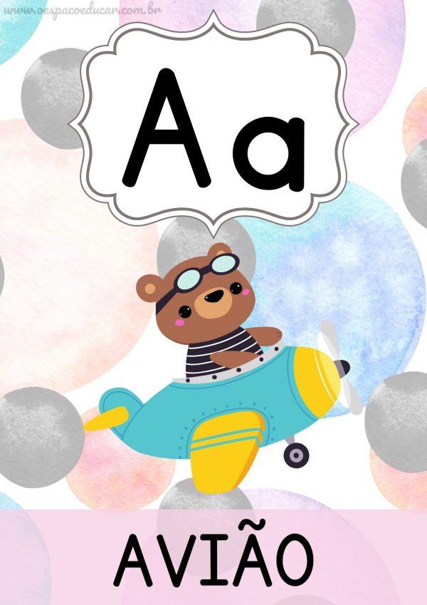 Educação Infantil: Lindo alfabeto para imprimir!
