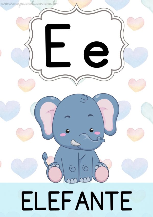 Educação infantil: lindo alfabeto para imprimir!