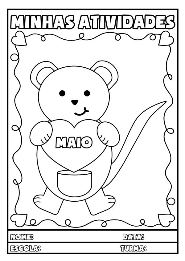 Capas atividades de Maio!