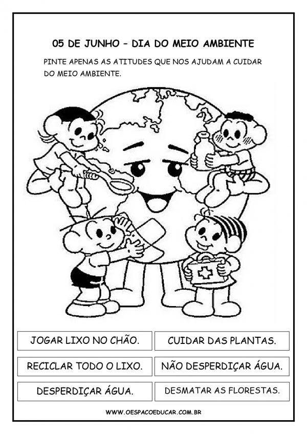 Atividades para o dia do Meio Ambiente!