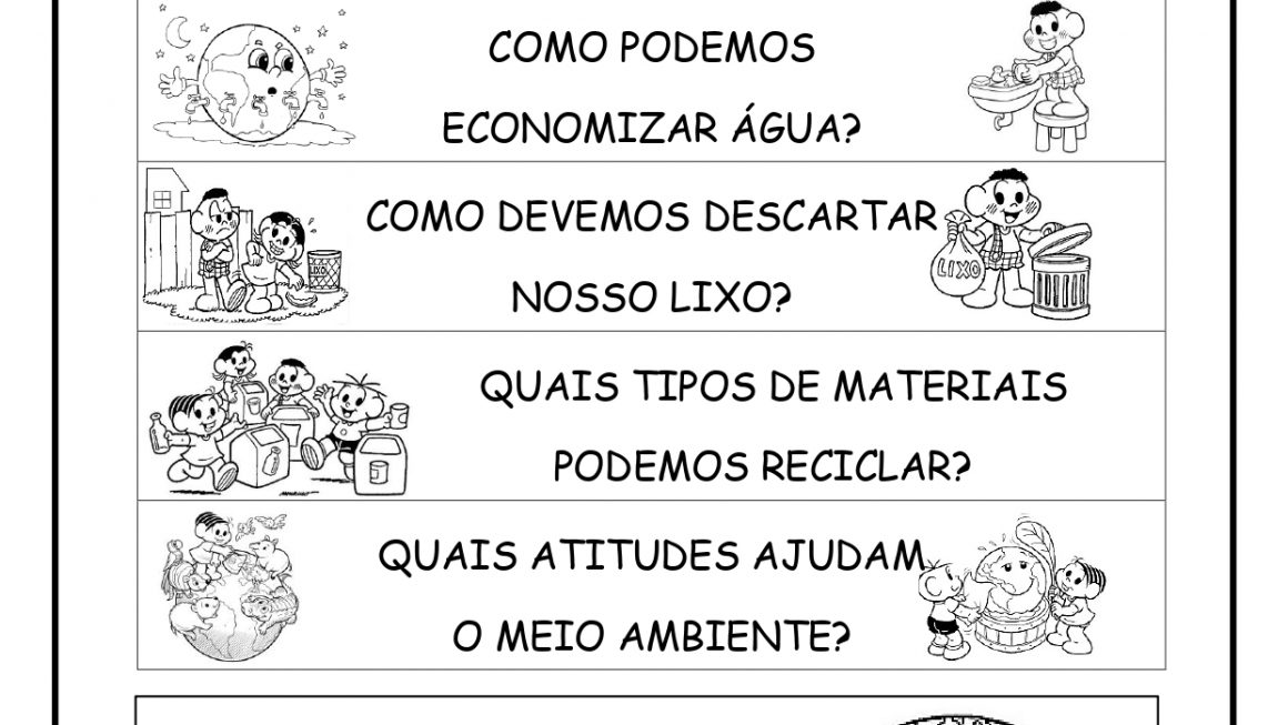 Meio Ambiente: Atividades Com Listas! - Blog Espaço Educar