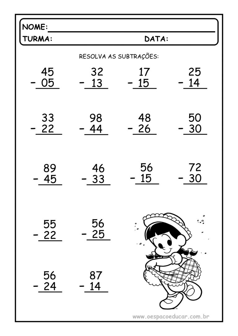 Ensino Fundamental (anos Iniciais): Subtrações Juninas! - Blog Espaço 