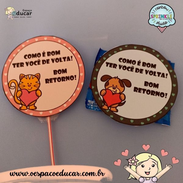 Tags fofas de volta às aulas!