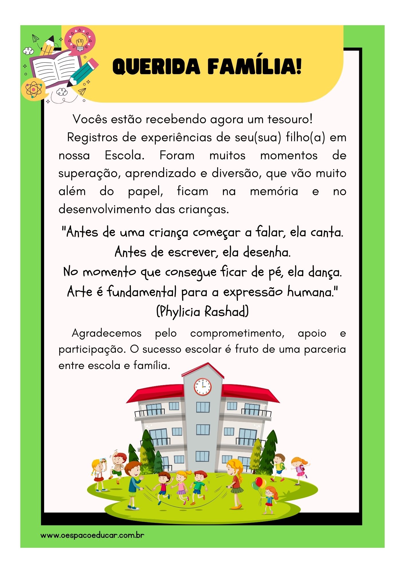 Atividades sobre Família - Educação Infantil