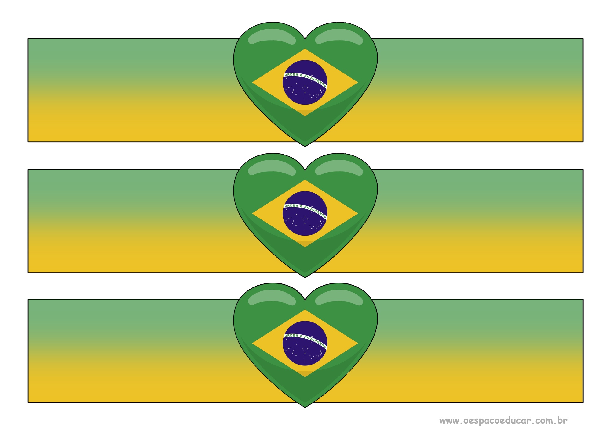 Desenhos da BANDEIRA DO BRASIL para colorir, 19 de novembro (Dia