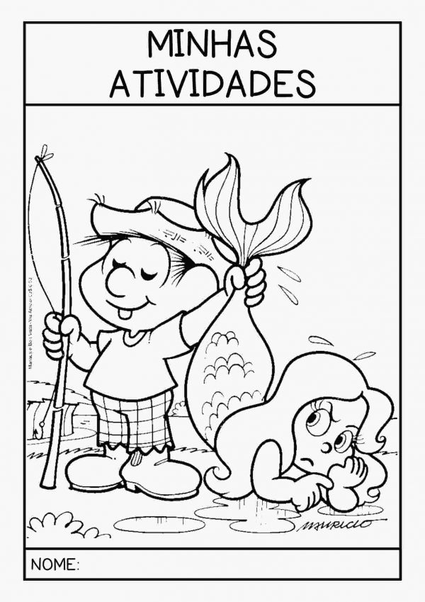 Capas “minhas atividades” com tema Folclore!