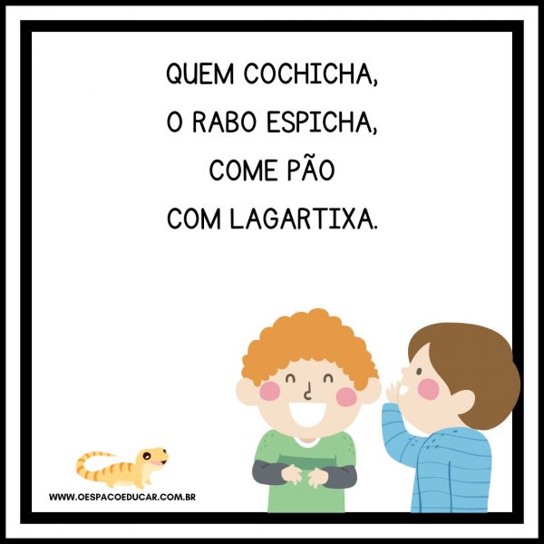 23 Cards parlendas folclóricas! - Blog Espaço Educar