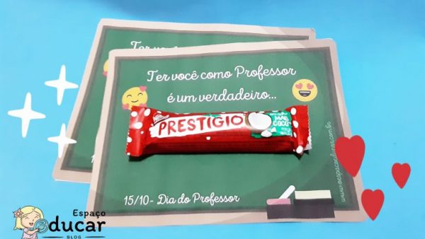 Cartão prestígio dia dos Professores!