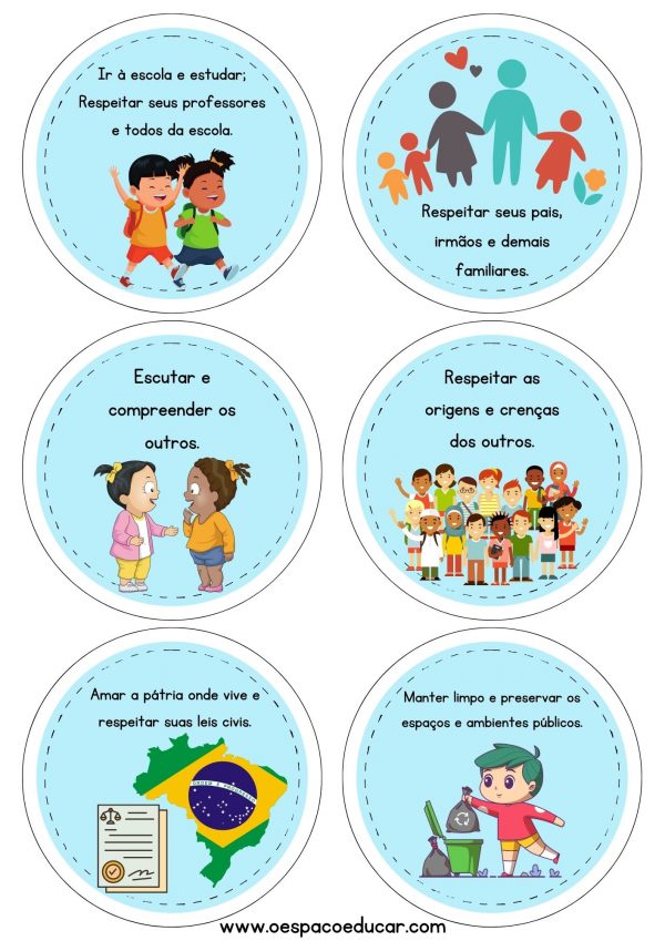 Luva dos deveres da criança!