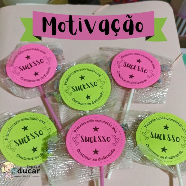 Mimo motivacional primeiro mês concluído (5 modelos)!