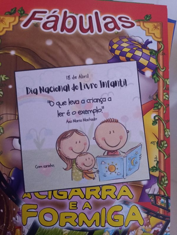 Mensagem dia nacional do livro infantil!