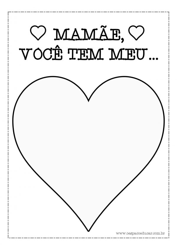 Educação Infantil: atividades dia das mães!