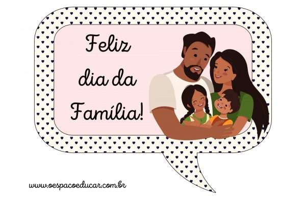 Dia da Família: 19 modelos de plaquinhas comemorativas!