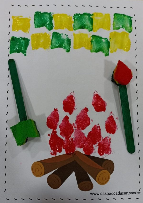 Educação Infantil: festa junina e carimbos!