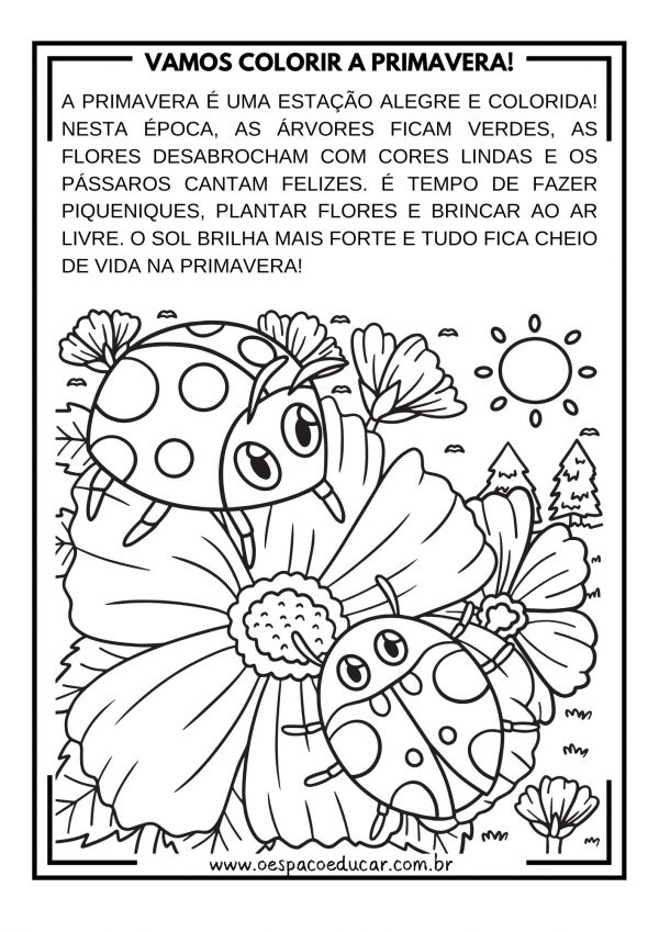 VAMOS COLORIR A PRIMAVERA!