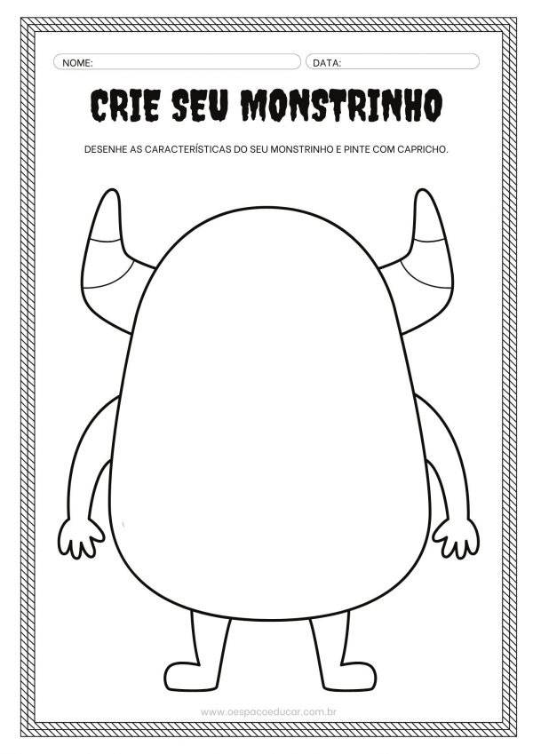 Halloween: crie seu monstrinho!