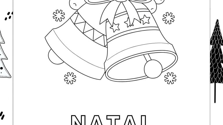 Livro de Natal para colorir, pintar, imprimir ou montar kit natalino para  presentear as crianças!-ESPAÇO EDUCAR