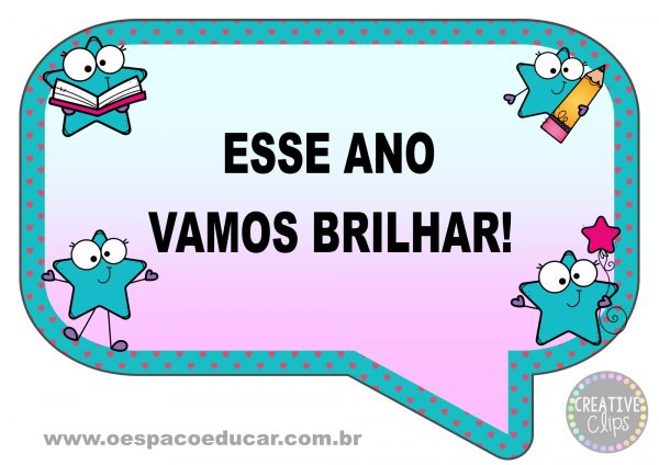Plaquinhas volta às aulas!