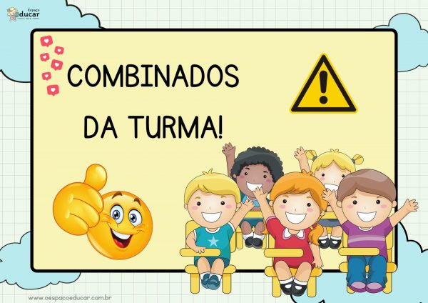 Combinados para sala de aula!